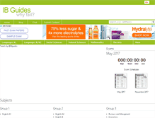 Tablet Screenshot of ibguides.com